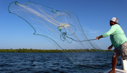 HUMPBACK BAIT CAST NET 8  Ft- 3/8" MESH