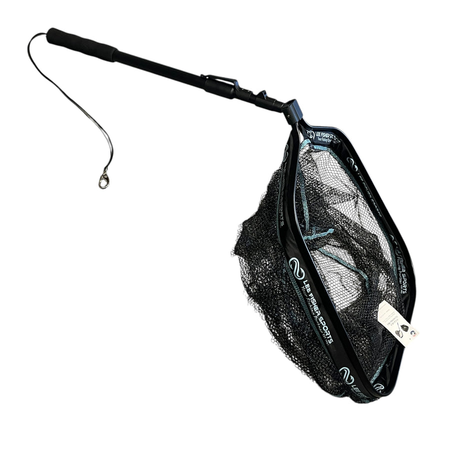 RED DE ATERRIZAJE PLEGABLE FLOTANTE-16"X20",20" DE PROFUNDIDAD, MANGO DE TELESCOPIO DE 19-31", JF-32FL-FLOAT