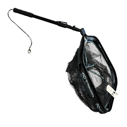 RED DE ATERRIZAJE PLEGABLE FLOTANTE-16"X20",20" DE PROFUNDIDAD, MANGO DE TELESCOPIO DE 19-31", JF-32FL-FLOAT