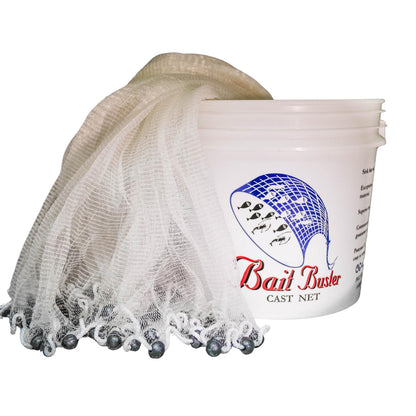BAIT BUSTER CAST NET 8 FT - 3/8" SQ. BAIT MESH (1.5 LB/FT)