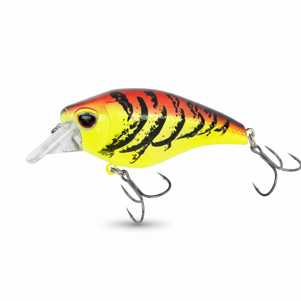 ATLAS 70 SQUARE BILL - Manivela flotante para agua dulce (2-3/4" - 3/4 oz) 