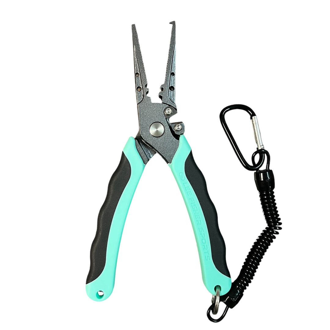 7.5" STAINLESS STEEL 420 SUPER GRADE SPLIT RING PLIER WITH TUNGSTEN CUTTER