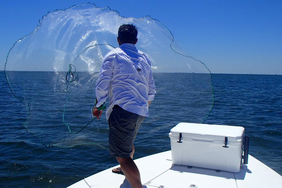 HUMPBACK BAIT CAST NET 8  Ft- 3/8" MESH