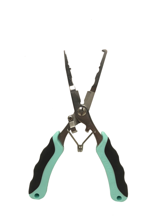 LEE FISHER SPORTS 6.5" STAINLESS STEEL SPLIT RING FISHING PLIERS